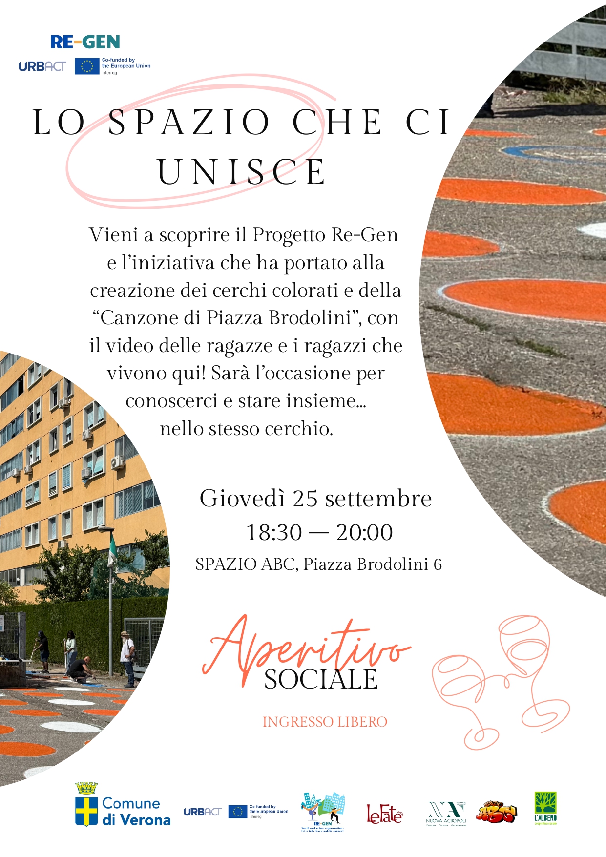 Locandina dell'evento con indicazione dell'orario e del uogo