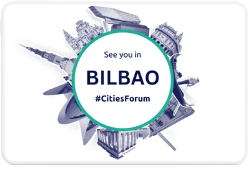 Logo cities forum con scritta 
