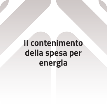 Il contenimento della spesa per energia